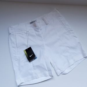 Nike golf tour performance drifit shorts white size 6 NWT